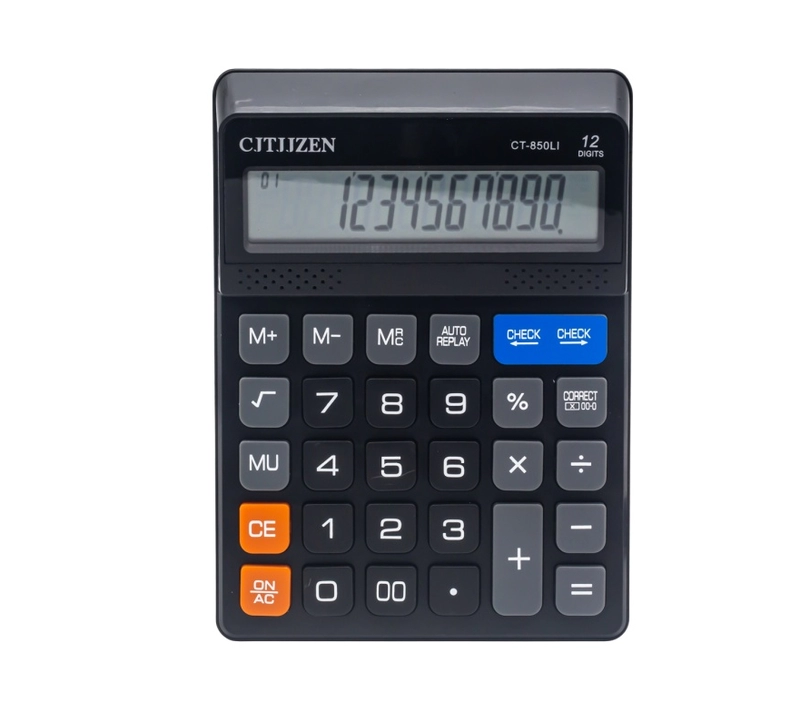 Калькулятор 12-ти разрядный CJTJJZEN CT-850LI